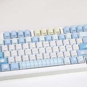 Tecla Clásica de Pintura al Óleo con Diseño de Cordero y Sal, Perfil Cherry, Lateral Translúcido, PBT Dye-Sub para Teclado Mecánico con Switches MX - Product Image 5