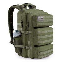 Sac à dos tactique imperméable de 50 L, robuste, système MOLLE, pour les aventures en plein air