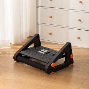 Fußstütze für unter den Schreibtisch, verstellbare Fußstütze mit Massagesurface, bequemer Fußhocker für Büro und Zuhause, lindert Fußermüdung - Product Image 2
