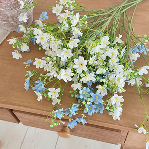 Fleurs artificielles de daphné à branche unique pour décoration de mariage et de maison, arrangements floraux DIY, ornements, fleurs artificielles de Daphné Odora - Product Image 6
