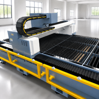 Machine de découpe laser à fibre métallique 3KW 3015 CNC avec tête de découpe BOCHU CE pour acier au carbone et aluminium