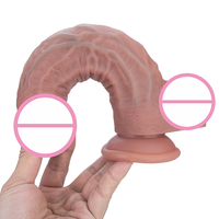 Masturbation féminine, gros dildos épais, jouets sexuels anaux pour femmes, dildos réalistes en silicone liquide, doux, écologiques, gros dildos pour femmes