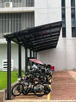 Nouveau style de carport extérieur en aluminium, garages modernes pour jardin, carports de villa, garages robustes