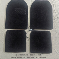 Tapis de sol LED pour voiture, imperméables IP67, éclairage étoilé, OEM, sur mesure, universels, 4 pièces, fibres optiques, éclairage étoilé pour voiture