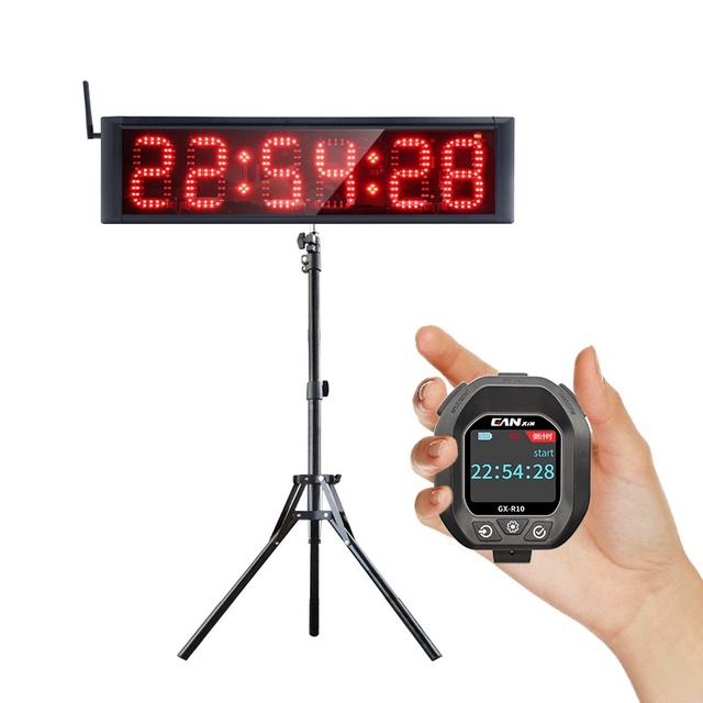 GANXIN Multi-mode Training Portable Stopwatch Control Digital Timing Data Real-time Synchronization Track Marathon Race Timer