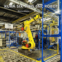 Bras robotisé CNC Fanuc entièrement intelligent pour le traitement des métaux, équipement de production industrielle, entraînement électrique contrôlé par PLC, 1 kW, IP65