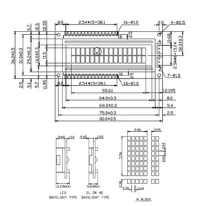 1602 16x2 <strong>Character</strong> <strong>LCD</strong> <strong>Display</strong> Module, Green on Black Backlight (Negative) for Arduino, MCU &amp; DIY Projects - Product Image 2