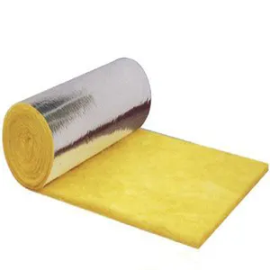 Sound Absorption Fiber Glass Wool Insulation Roll 30mm Thickness Glass Wool Insulation Batts