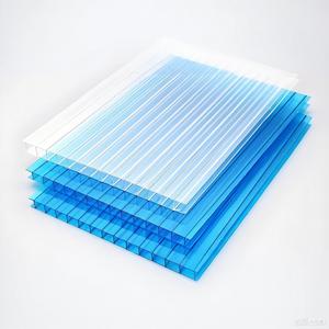 Fabricants de serres en plastique, <span class=keywords><strong>plaque</strong></span>/feuille alvéolaire triple paroi en <span class=keywords><strong>polycarbonate</strong></span> PC de 8 mm pour abri de toit de stade ou gare - Product Image 2