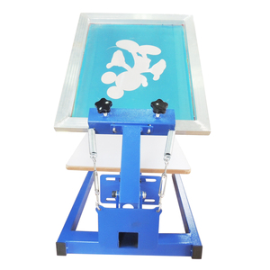 Presse à écran compacte de table, 1 plateau d'impression, imprimante manuelle pour t-shirts, idéale pour les petites ateliers - Product Image 4