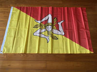 Drapeau de la ville de Saint-Louis, 3x5 pieds, double couture, en polyester avec œillets en laiton, 3 x 5 pieds