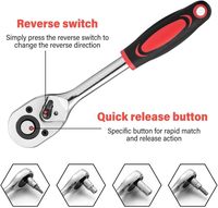 Ensemble d'outils multifonctions de 216 pièces, outils à main, clé à cliquet, tournevis, outil ménager pour la réparation automobile