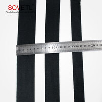 Sangle en aramide Couleur noire Courroie de pompier ignifuge Kevlars tissés ignifuges Sangle en aramide