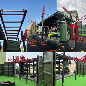 EIGFOH - Contenedor de Envío para Gimnasio al Aire Libre, Equipo de Fitness Profesional, Parque de Calistenia Resistente para Entrenamiento - Product Image 3