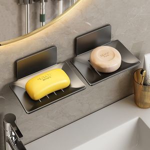 Étagère murale en métal aluminium <span class=keywords><strong>pour</strong></span> <span class=keywords><strong>savon</strong></span> à main Étagères murales <span class=keywords><strong>pour</strong></span> salle <span class=keywords><strong>de</strong></span> bain Boîte à <span class=keywords><strong>savon</strong></span> <span class=keywords><strong>de</strong></span> toilette domestique - Product Image 3