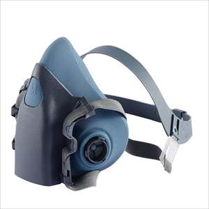 वायु शोधन पुन: प्रयोज्य श्वसन धूल 7502 आधा चेहरा गैस मास्क श्वसन सुरक्षा मास्क - Product Image 3