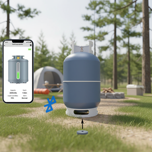Meilleur capteur de niveau de réservoir de propane LPG2412-BT, détecteur de liquide ultrasonique à fixation magnétique <span class=keywords><strong>pour</strong></span> cuisine et camping, <span class=keywords><strong>pour</strong></span> bouteille de gaz - Product Image 1