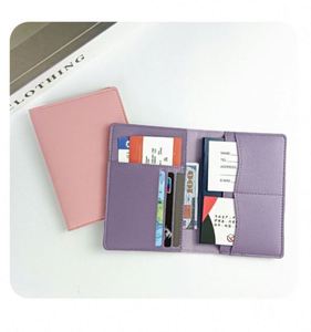 Factory Price Passport Holder PU Leather <b>Cards</b> Case Travel Cover Wallet Document <b>Promotional</b> Gifts - Product Image 2