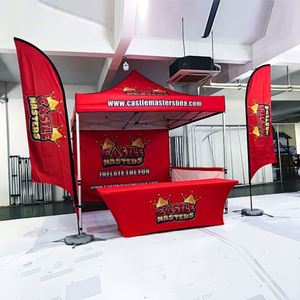 Tentes pliantes personnalisées durables avec logo imprimé pour l'automobile, l'agriculture, les événements en plein air et les salons professionnels – Cadeaux promotionnels - Product Image 2