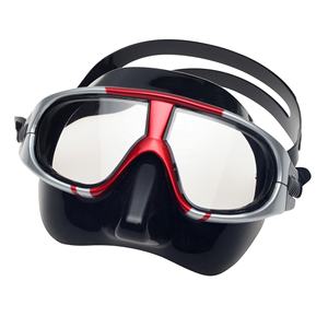 PC Lens Anti-burst Soft Silicone Bajo volumen Ligero Scuba Snorkeling Freediving Mask - Product Image 2