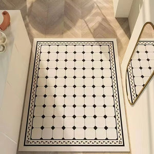 Vente Décoration intérieure contemporaine <span class=keywords><strong>Paillasson</strong></span> en bobine de soie <span class=keywords><strong>Tapis</strong></span> esthétique personnalisé <span class=keywords><strong>Tapis</strong></span> à carreaux anti-fatigue <span class=keywords><strong>Tapis</strong></span> de mode - Product Image 2