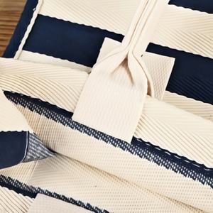 กระเป๋าผ้าใบคอตตอนออร์แกนิกคุณภาพสูงสำหรับเด็กผู้หญิงเข็มขัดโลโก้ตามสั่งอุปกรณ์เสริมสำหรับใส่ผมกระเป๋าของขวัญโปรโมชั่นทรงเรขาคณิต - Product Image 5