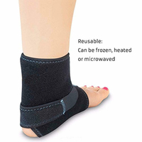 Gel réglable de cheville de pied de thérapie par le froid chaud de paquet de glace froid pour le soulagement de douleur de pied