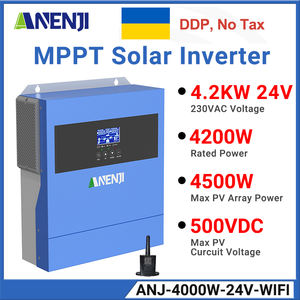 Inversor Solar Híbrido ANJ-4000W-24V-WIFI 4KW, Disponible en Stock en la UE, Conexión a Red/Fuera de Red, Fotovoltaico, 230VAC, 100A, 50/60Hz - Product Image 2