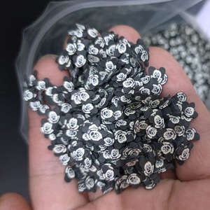 500G 5MM Karakter Hitam Potongan <span class=keywords><strong>Polymer</strong></span> <span class=keywords><strong>Clay</strong></span> untuk Slime Filler Kerajinan DIY Dekorasi Seni Kuku Mainan Anak - Product Image 3