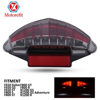 Accessoires de moto LED feu arrière clignotant feu de frein arrière pour BMW F650 jaguar GS ST F800 S GT R R1200GS Adventure