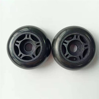 Poulie en plastique en nylon de 66mm pour vélos de gymnastique noyau de roulement moulé par injection pièces et accessoires de Machine d'exercice de rehaussement