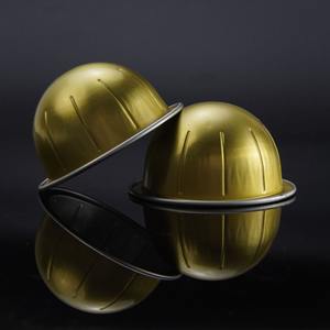 在庫スーパー9月58 * 30mm 38mlオレンジゴールドレッドホワイトピンクライトブルーブラックコーヒーカプセルポッド再利用可能コーヒーカプセル - Product Image 6