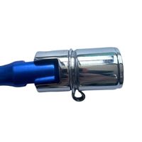 Clé de sécurité pour échafaudage à tête pivotante - Douille CRV 7/16 pouces, aluminium anodisé bleu