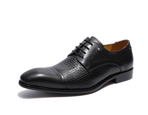 Zapatos de Cuero de Moda para Hombre, Mocasines Italianos de Cuero, Zapatos Derby con Flecha para Hombre - Product Image 5