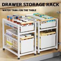 Vente en gros Petit placard intérieur armoire Caddy tiroir de rangement pour épices étagères à étagères ensemble d'étagères pour la cuisine
