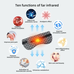 Factory Wholesale Usb Electric Heated Eye Mask Soft and Skin Friendly Graphene Heated Eye Mask - Product Image 2