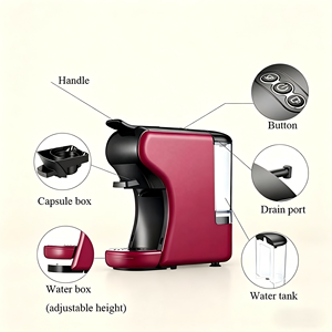 <span class=keywords><strong>Cafetera</strong></span> Eléctrica Todo en Uno PANCERKA, Multi-Cápsulas para Café Molido NP DG, para Hogares y Hoteles - Product Image 2