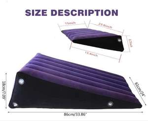 <span class=keywords><strong>Sex</strong></span> Cushion Set 2Pcs <span class=keywords><strong>Sex</strong></span> Aid Rampa Sofá Inflável Travesseiro Supportive <span class=keywords><strong>Wedge</strong></span> Posture Almofada Brinquedos Body Support Pad para Casais % - Product Image 4