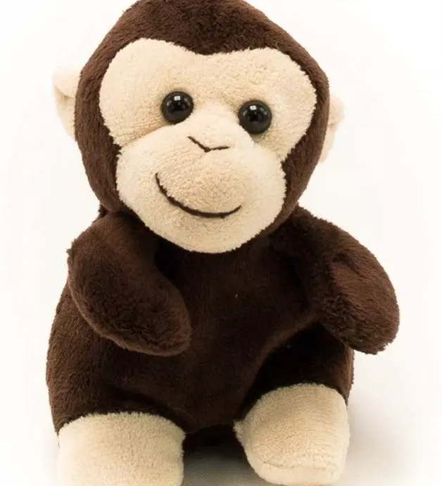 EU-Sicherheits standard 10cm kleiner Affe Plüsch tier benutzer definierte Geschenk ausgestopfte Affe Plüsch Tier Schlüssel bund weicher Affe für die Förderung