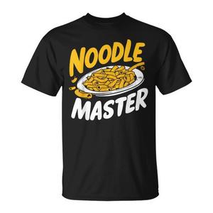 T-Shirt Noodle Master Pasta Party, Manica Corta Unisex, Collo Tondo per Adulti, Attività Promozionali, Stampa Serigrafica - Product Image 1