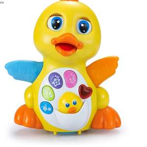 Jouets sonores de canard en plastique balançoire éducative <span class=keywords><strong>pour</strong></span> bébé jouet de canard jaune <span class=keywords><strong>avec</strong></span> musique - Product Image 1