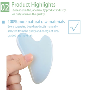 ลูกกลิ้งหินหยกคริสตัลหินโอปอลกัวซาธรรมชาติสุดหรูดีไซน์หลากสีเพื่อการทำให้ร่างกายหน้าขาวขึ้นและบรรเทากล้ามเนื้อ - Product Image 5