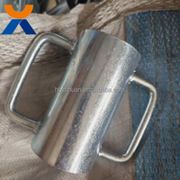 Pièces d'échafaudage, écrou à coupelle galvanisé, pièces de support en acier, support en acier réglable avec accessoires à écrou à coupelle