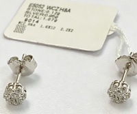 Blumenförmige Ohrringe aus 925er Silber für Damen, klein und exquisit, schlicht und elegant, geeignet für den täglichen Gebrauch und als Accessoires
