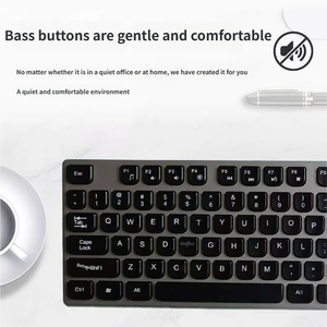 <b>Custom</b> Universal <b>Keyboard</b> Wholesale Silver Black Wired Low <b>Key</b> Membrane Office Typing <b>Keyboard</b> for Desktop - Product Image 4