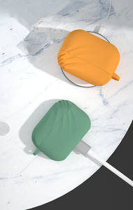 Fundas protectoras de silicona coloridas para auriculares Air pods para <span class=keywords><strong>Airpods</strong></span> <span class=keywords><strong>Pro</strong></span> 1 2 3 <span class=keywords><strong>PRO</strong></span> <span class=keywords><strong>Max</strong></span> funda para auriculares - Product Image 4