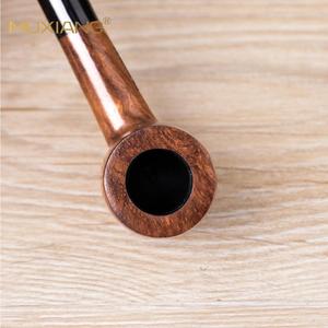 Muxiang Wooden Smoking Pipe Straight Type 9mm Tenon Joint Tobacco Pipe Personal Gift - Product Image 3
