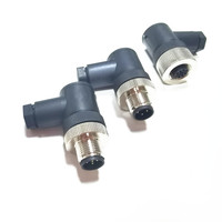 Câble numérique étanche IP68 M12 à Angle droit/droit, multibroches, circulaire, personnalisé, imperméable, IP68
