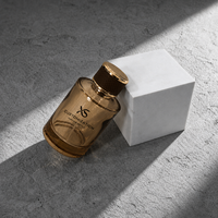 Nouveau produit 2026 : Flacons de parfum cylindriques en verre épais 100 ml – Bouteille de parfum de luxe transparente vide avec emballage boîte