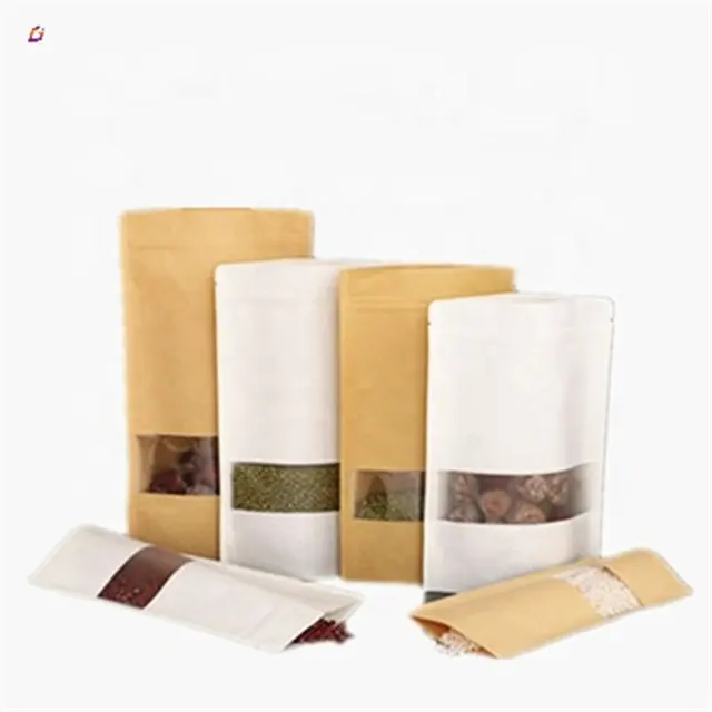 Offre Spéciale grand sac en papier kraft ziplock couleur